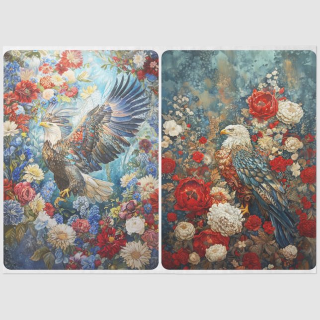 Magnificent Eagles Tissue Paper (Front)