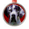 Magnificent Great Dane European Harlequin Ornament