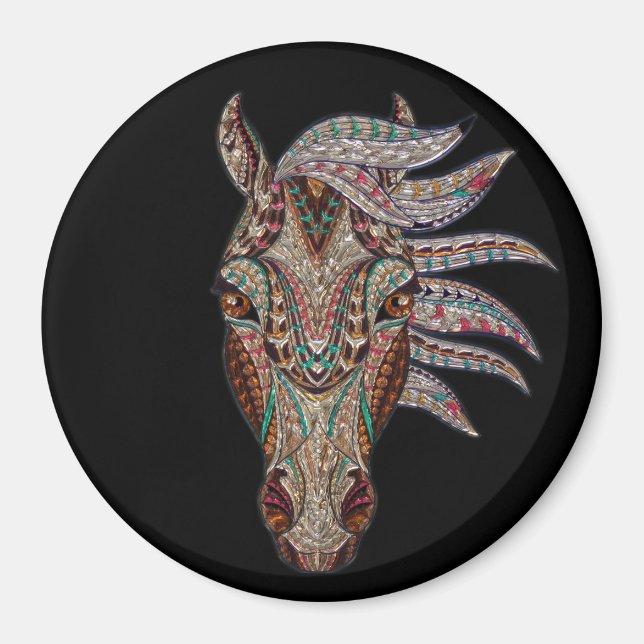 Magnificent Horse Magnet (Front)