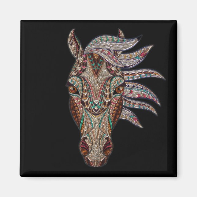 Magnificent Horse Magnet (Front)