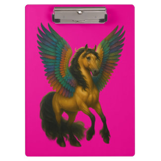 Magnificent Horse with Wings Clipboard