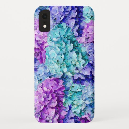 Magnificent hydrangea blossoms  iPhone XR case