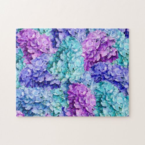 Magnificent hydrangea blossoms  jigsaw puzzle