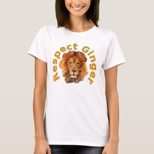 Magnificent Lions Head Beautifully Regal T_Shirt