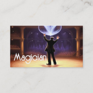 Magnificent Magic Act Magician Business Card