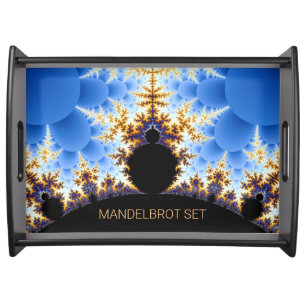 Magnificent Mandelbrot Fractal Serving Tray