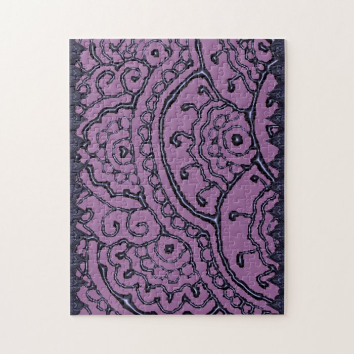 Magnificent Mehndi Mandalas (Purple) Jigsaw Puzzles