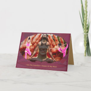 Magnificent Mental Meditations Letterpress Thank You Card