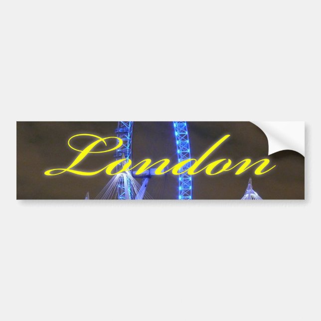Magnificent! Millennium Wheel London Bumper Sticker (Front)