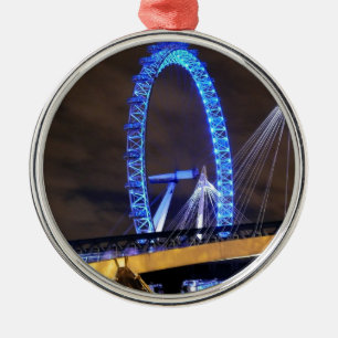 Magnificent! Millennium Wheel London Metal Ornament
