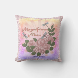 Magnificent Mom Roses custom pillow
