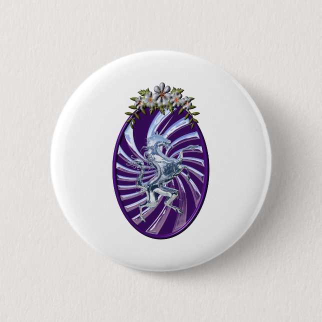 Magnificent Mythical Unicorn Button (Front)