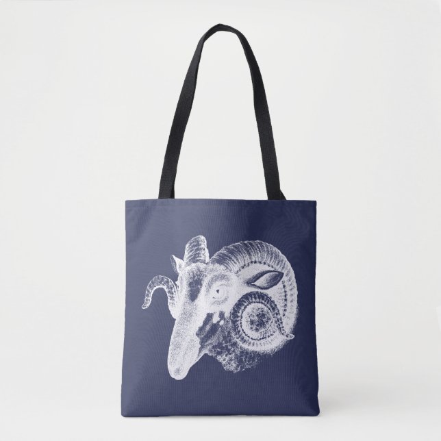 Magnificent Ram Sheep Tote Bag (Front)