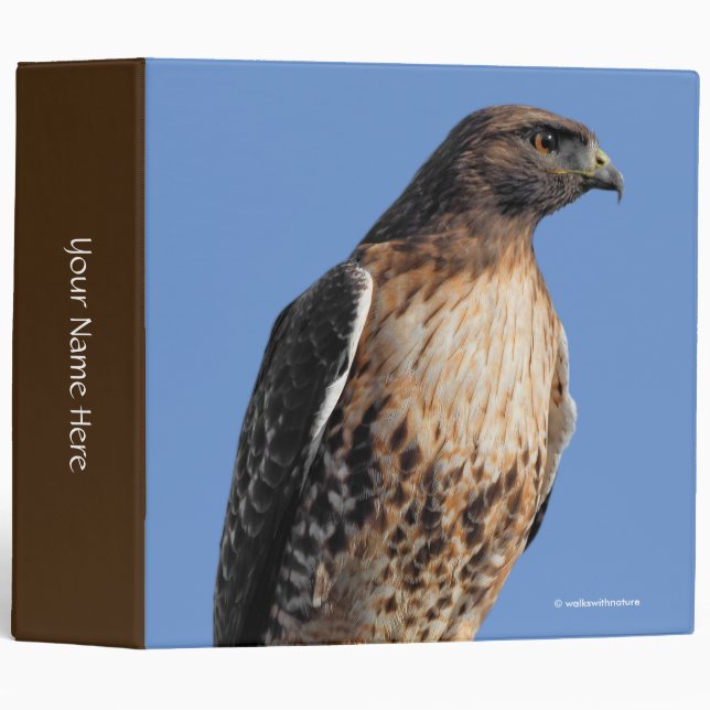 Magnificent Red-Tailed Hawk in the Sun Binder (Front/Spine)