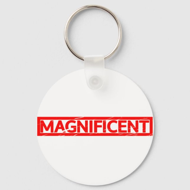 Magnificent Stamp Keychain (Front)