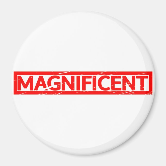 Magnificent Stamp Magnet (Front)