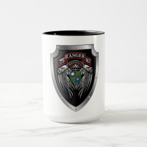 Magnificent STB Bat 75th Ranger Regimental Scroll Mug