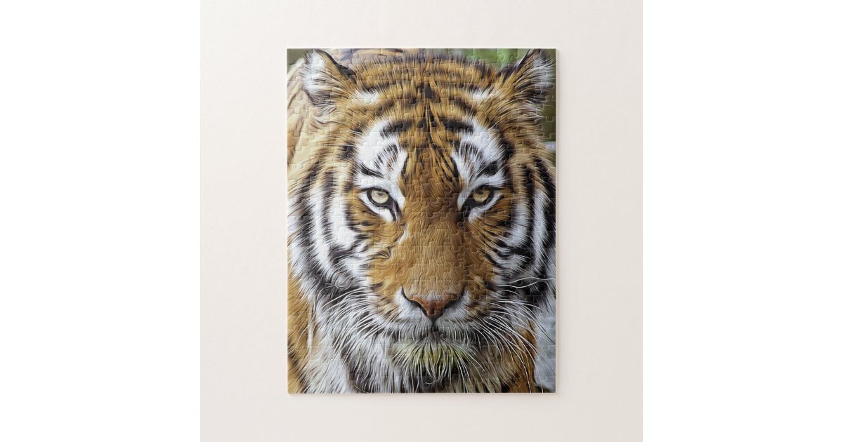 Magnificent Tiger | Big Cats Jigsaw Puzzle | Zazzle