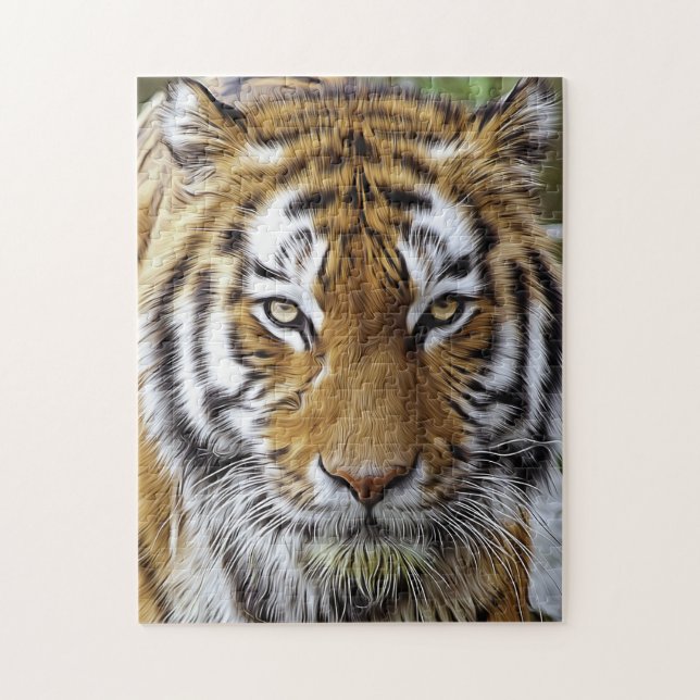 Magnificent Tiger | Big Cats Jigsaw Puzzle (Vertical)