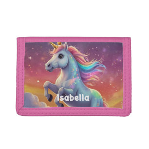 Magnificent Unicorn Tri-fold Wallet