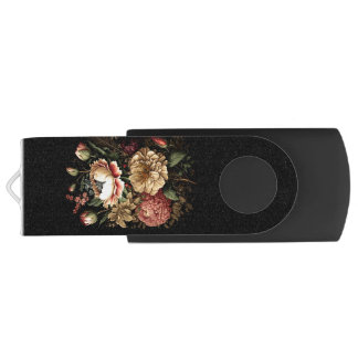 Magnificent Vintage Floral Arrangement Flash Drive