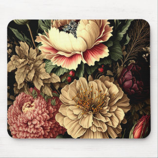 Magnificent Vintage Floral Arrangement  Mouse Pad