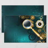 Magnifier in Steampunk Style (Front/Back)