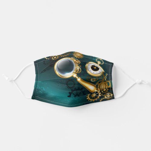 Magnifier in Steampunk Style Adult Cloth Face Mask
