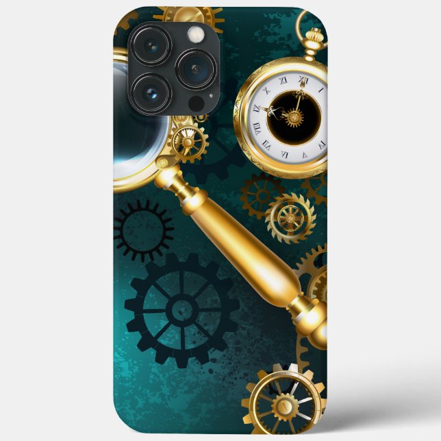 Magnifier in Steampunk Style Case-Mate iPhone Case (Back)