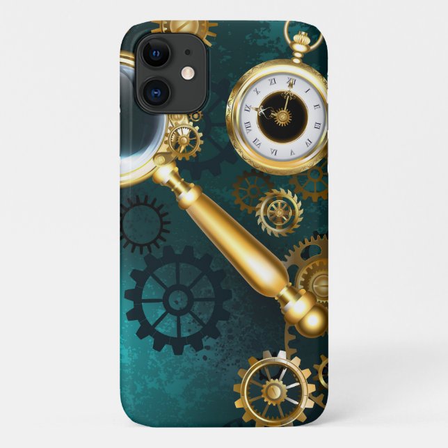 Magnifier in Steampunk Style Case-Mate iPhone Case (Back)
