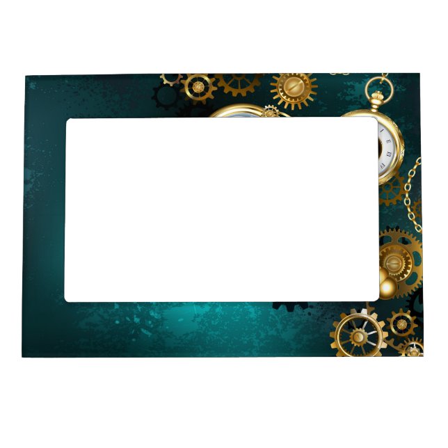 Magnifier in Steampunk Style Magnetic Frame (Front)