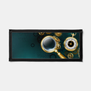 Magnifier in Steampunk Style Pennant