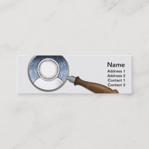Magnifier Business Card