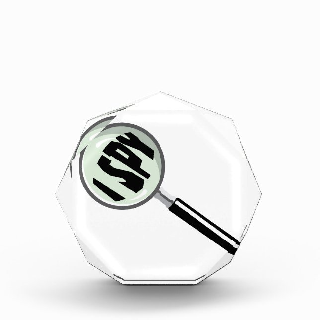 Magnifying Glass Acrylic Award (Front)
