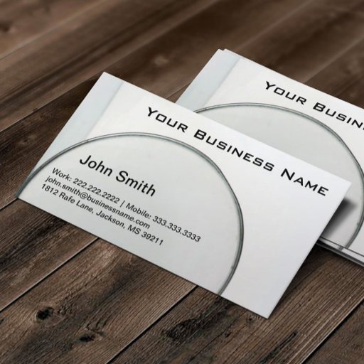 Customizable Magnifying Glass Business card