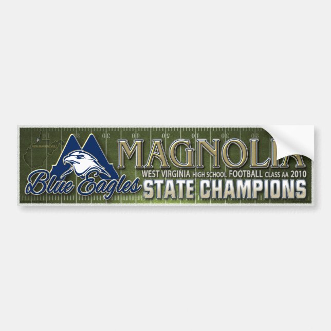 Magnolia 2010 Champs Bumper Sticker (Front)