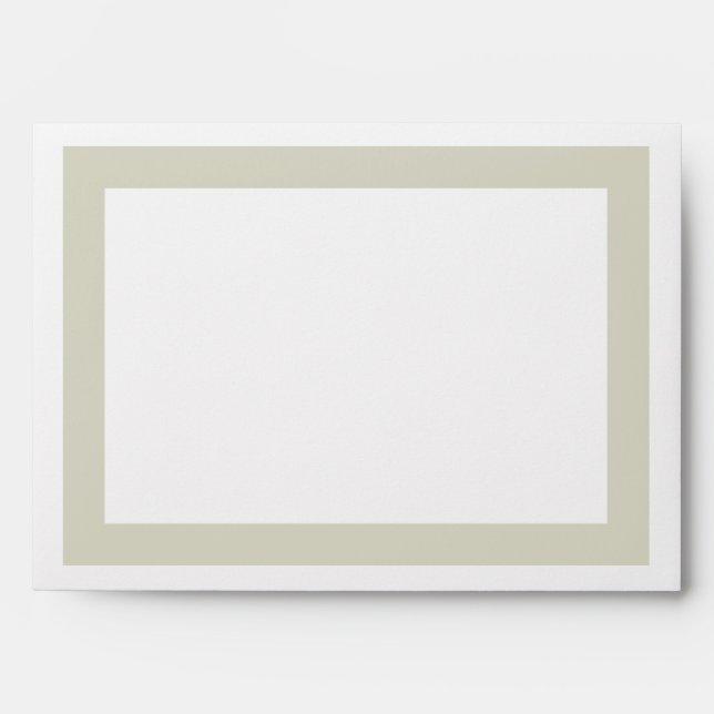 Magnolia 5x7 Invitation Envelope (Front)