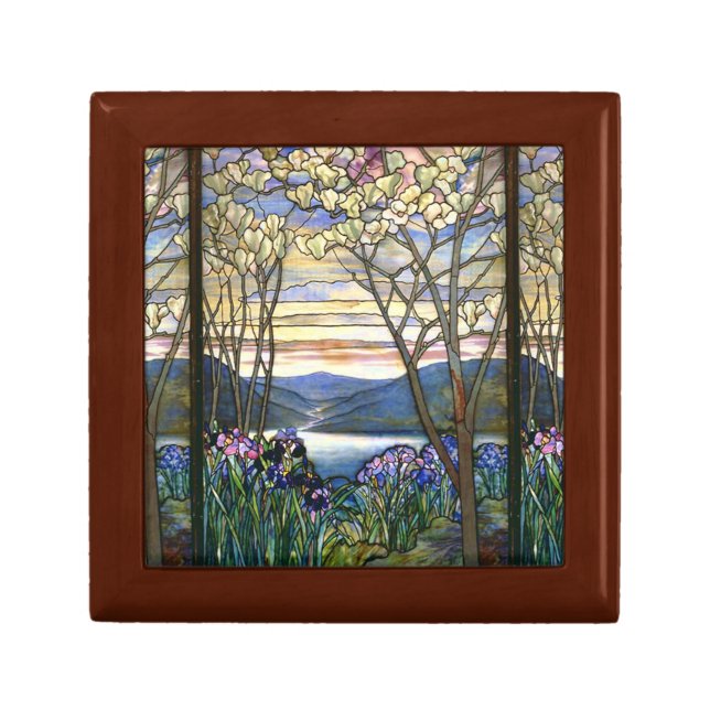 Magnolia and Iris Scenic Inspirational Gift Box (Front)