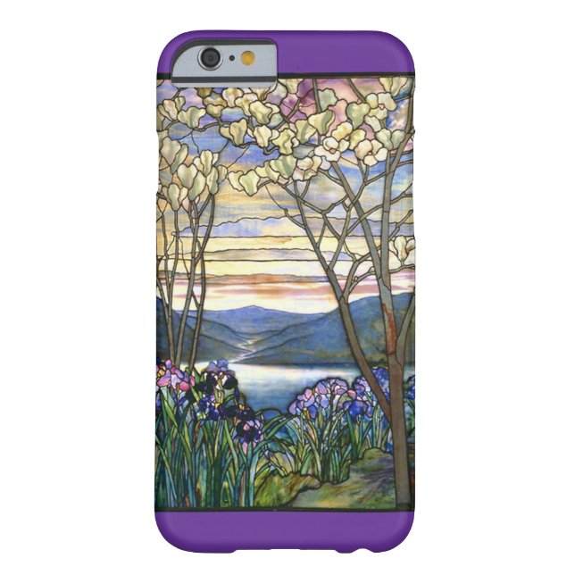 Magnolia and Iris Stained Glass Window Case-Mate iPhone Case (Back)