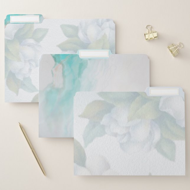 Magnolia and Marble File Folder (Set)