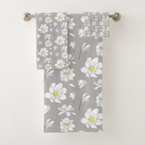 Magnolia  bath towel set