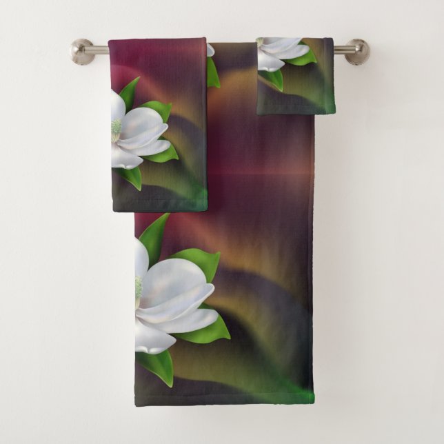 Magnolia Bath Towel Set (Insitu)