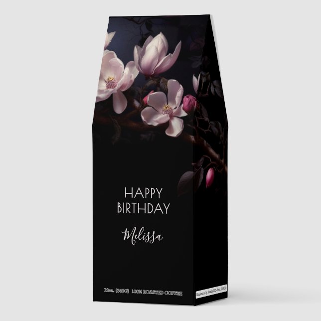 Magnolia Black Happy Birthday Roasted Coffee (Front)