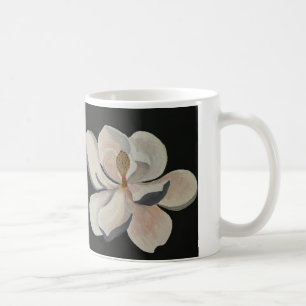 Magnolia Bloom Fine Art Mug Cream White Flower