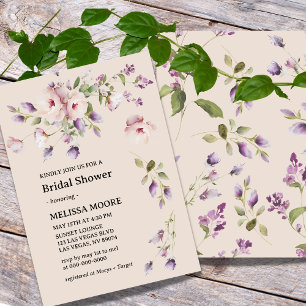 Magnolia Blooms Bridal Shower Invitation