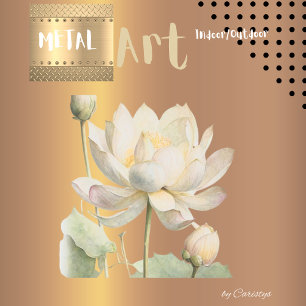 Magnolia Blooms Metal Print