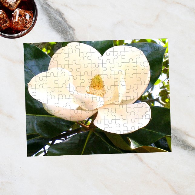 Magnolia Blossom Botanical Tree Flower Jigsaw Puzzle (Creator Uploaded)