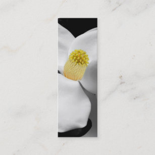 Magnolia Blossom Business Card Bookmark