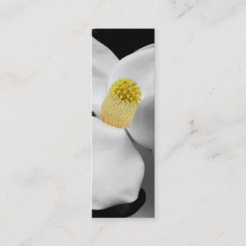 Magnolia Blossom Business Card Bookmark by jaisjewels at Zazzle