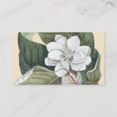 Magnolia Blossom Business Card - Garden Designer (Back)